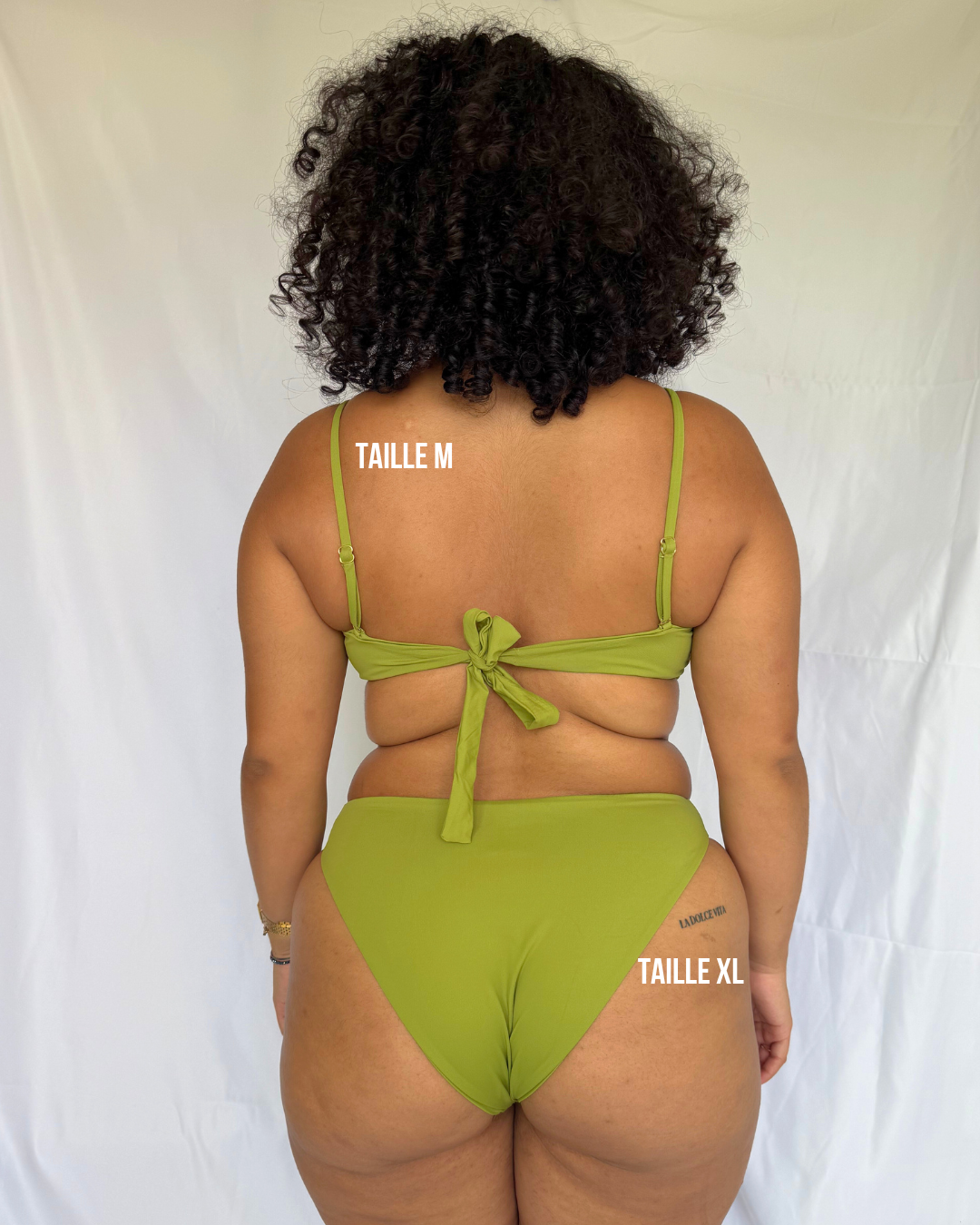 Mélua bandeau (bretelles amovibles) - Vert coco