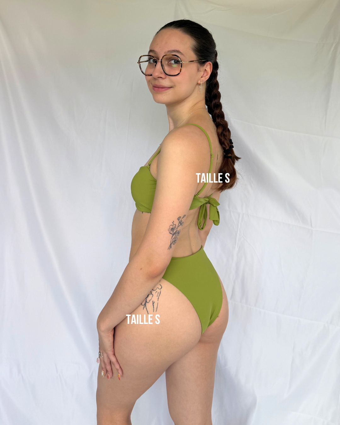 Mélua bandeau (bretelles amovibles) - Vert coco