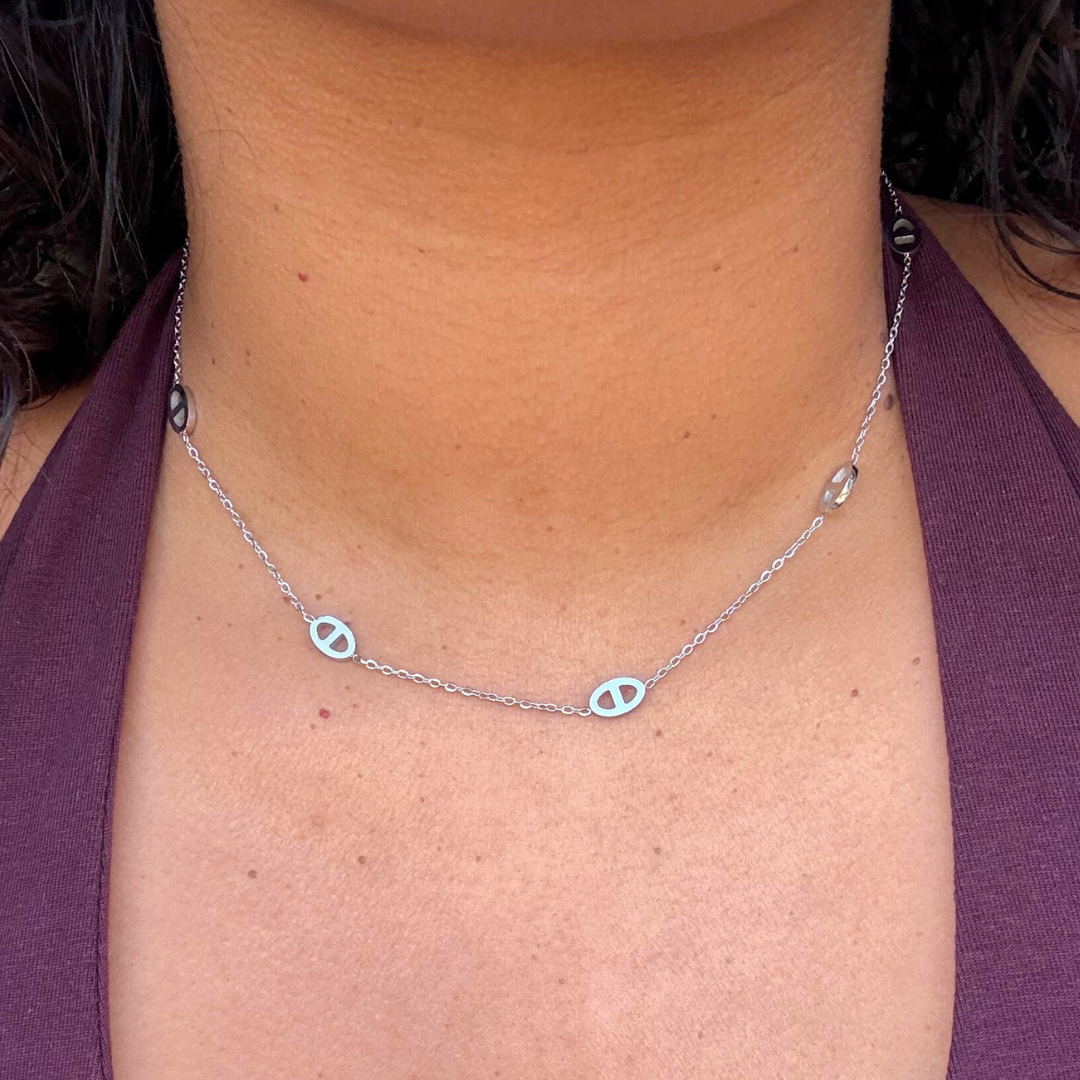 Collier Tayeba (Doré et Argenté)