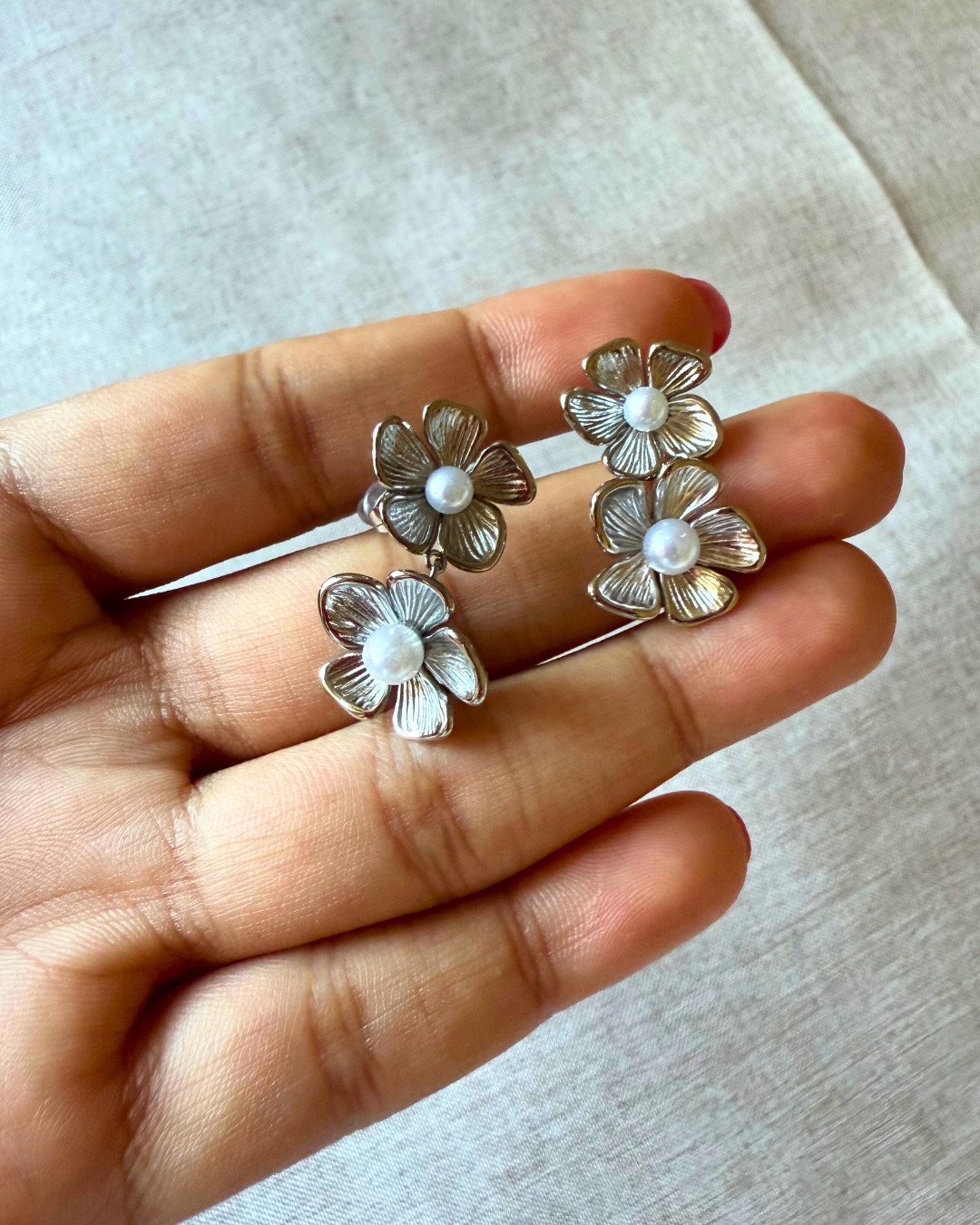 Boucles d'oreille Aria (Argent)
