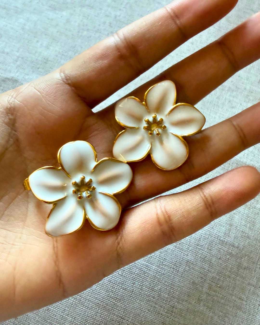 Boucle d'oreilles Fleur