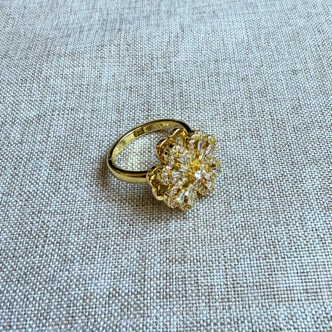 Bague Anti Stress Cylia (Doré)