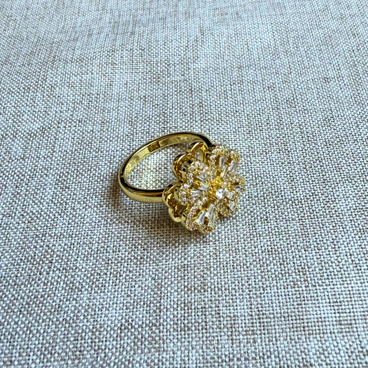 Bague Anti Stress Cylia (Doré)