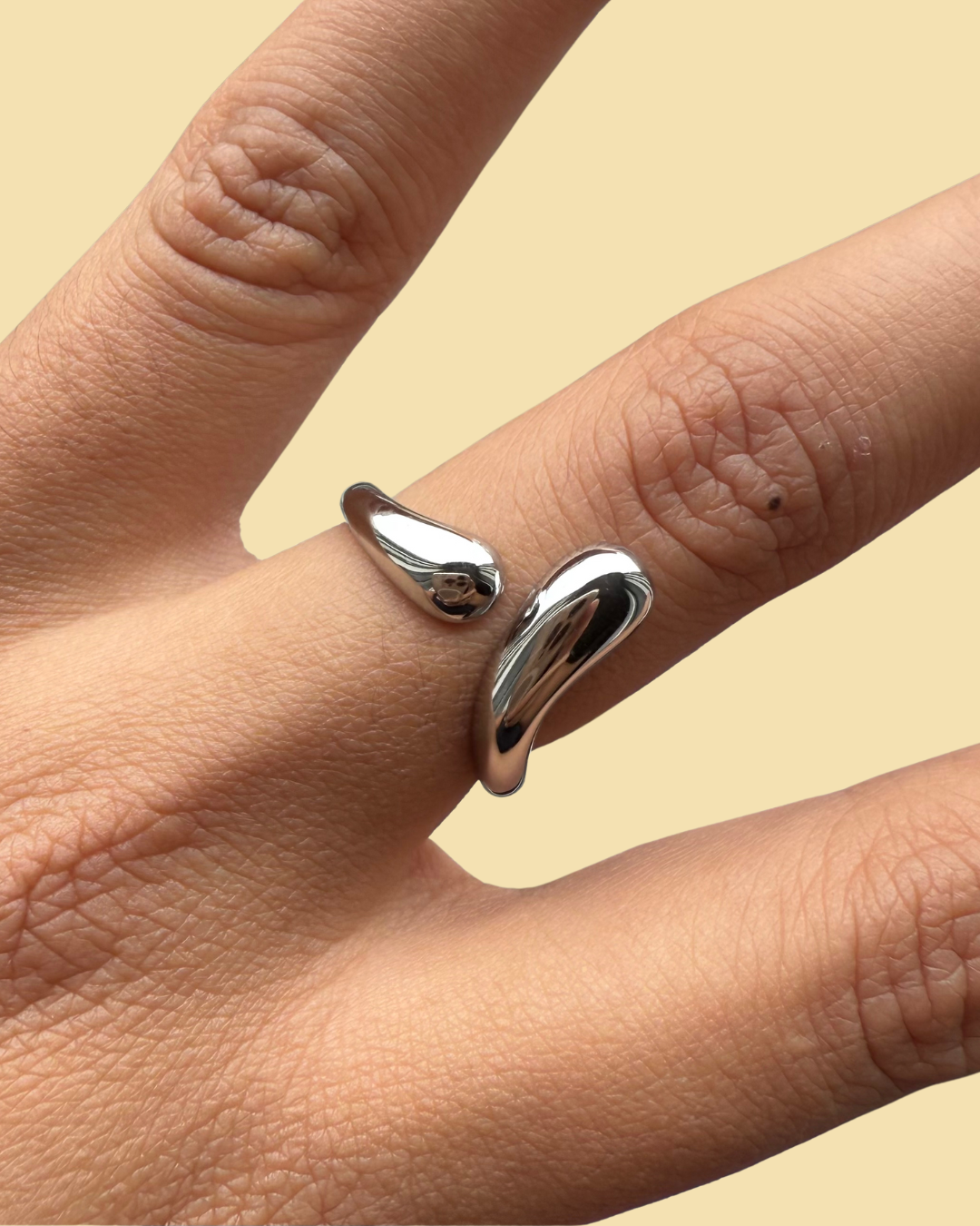 Bague Ella (or & argent)