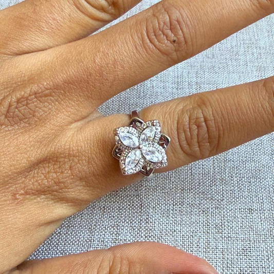 Bague Anti Stress Chloé (Argenté)