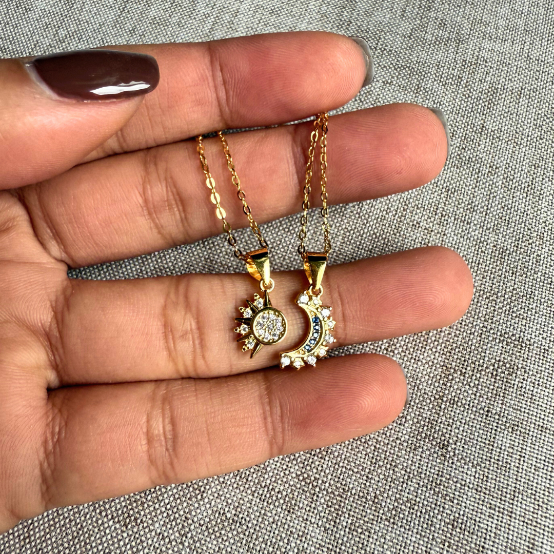 Matching Set Colliers Samia ARGENT STERLING 925