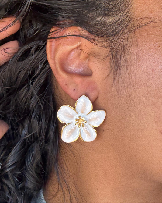 Boucle d'oreilles Fleur