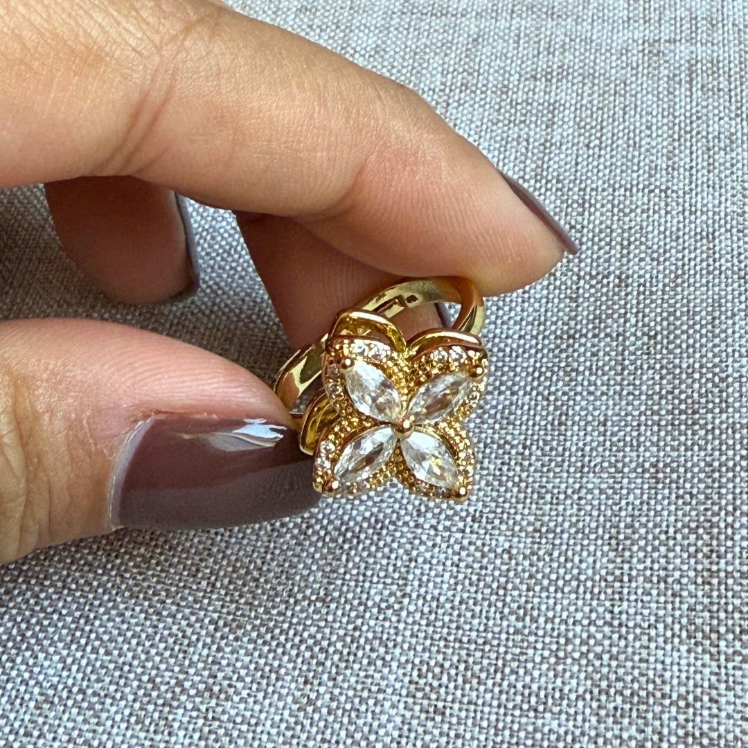 Bague Anti Stress Chloé (Doré)