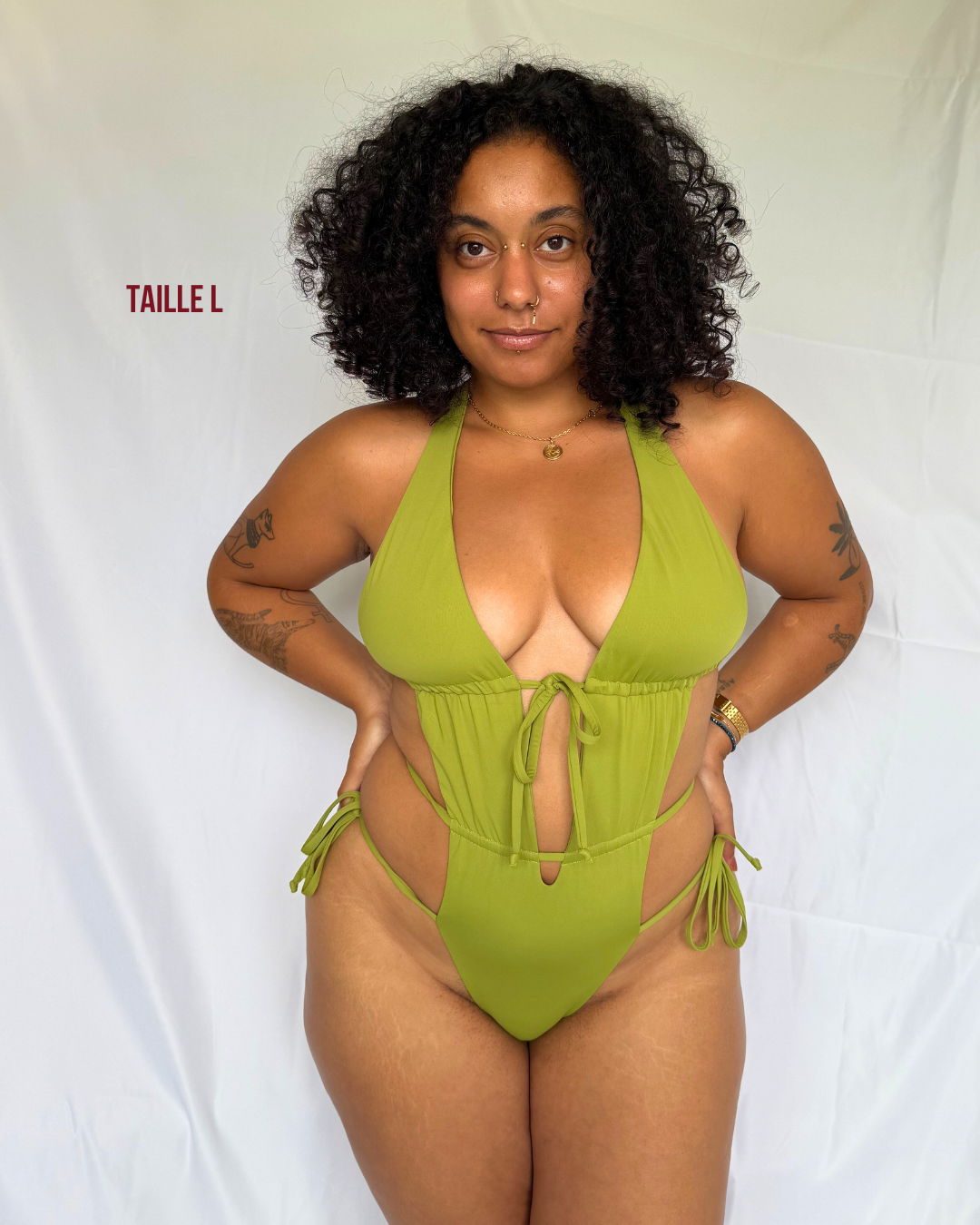 Alara une-pièce – Vert Coco
