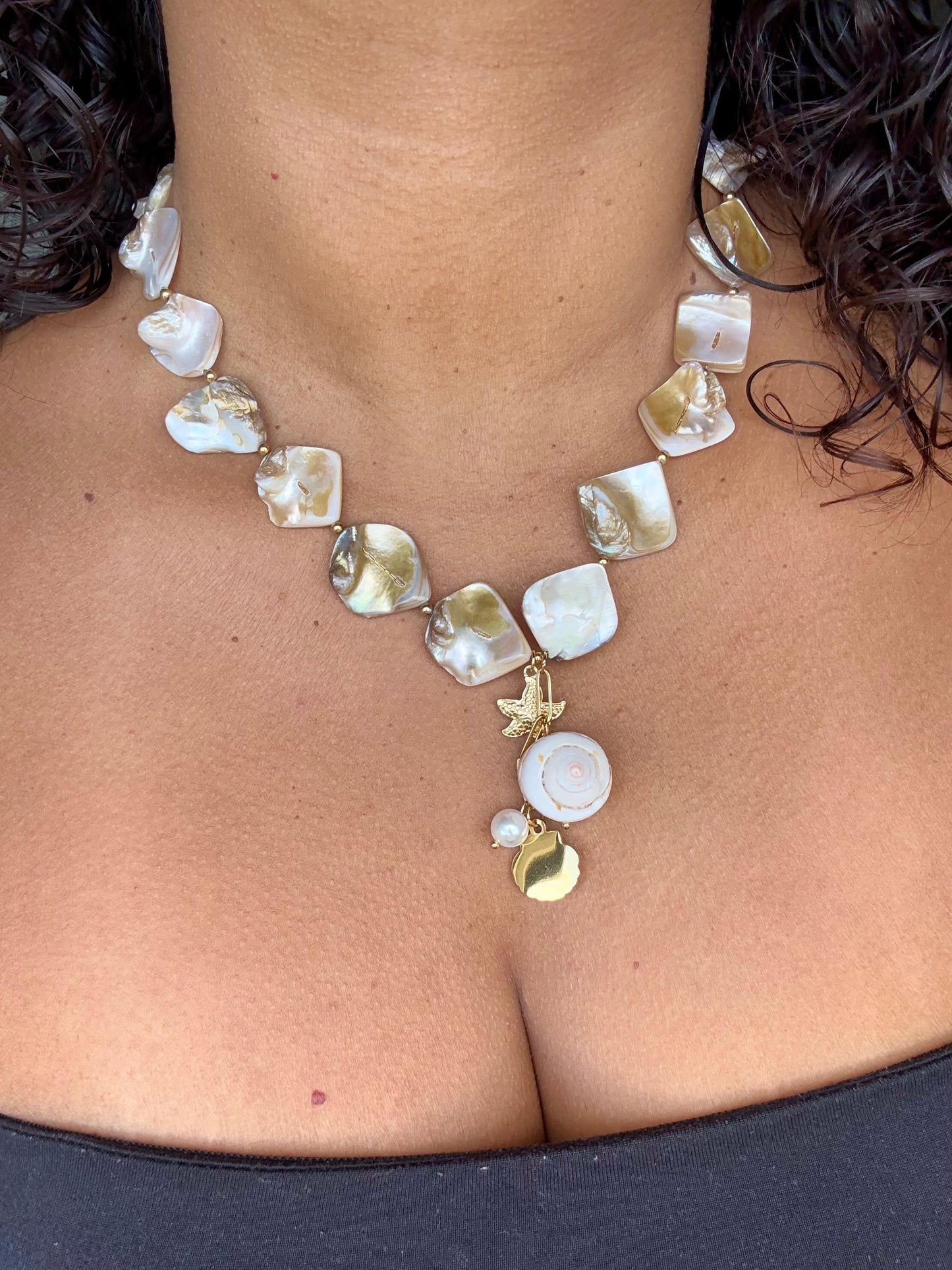 Collier Naïa - Beige